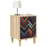 Bedside Cabinet OMMEN 2 pcs Sonoma Oak 36 x 33 x 50 cm 8007210