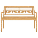 ZNTS 4 Piece Garden Lounge Set Solid Teak Wood 3087051