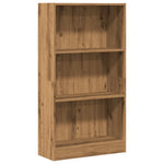 ZNTS Bookcase Artisian Oak 60x24x109 cm Engineered Wood 857811