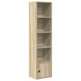 Bookcase Sonoma Oak 31x24x127 cm Engineered Wood 860348
