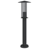 ZNTS Outdoor Floor Lamps 3pcs Black 60 cm Stainless Steel 4006354