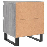 Bedside Cabinets 2 pcs Grey Sonoma 40x35x50 cm Engineered Wood 826905