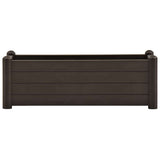 Garden Raised Bed PP Mocha 100x43x35 cm 313976