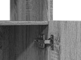 Highboard Grey Sonoma 92x33x100 cm Engineered Wood 855129