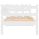 Day Bed without Mattress White 80x200 cm Solid Wood Pine 820752