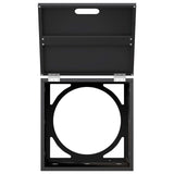 Propane Tank Cover 40 x 40 x 66 cm Steel Black 8020117