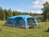 Instant Tent Blue 10-Person 185T Polyester with PU Coating 42017488