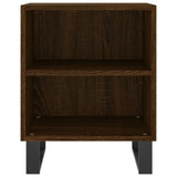 Bedside Cabinets 2 pcs Brown Oak 40x30x50 cm Engineered Wood 826811