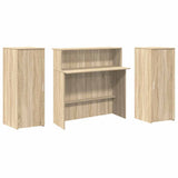 Reception Desk Sonoma Oak 180x50x103.5 cm Engineered Wood 3324207
