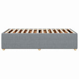 Bed Frame without Mattress Light Grey 90x190 cm Single Fabric 3284900