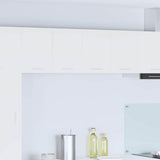 Hanging Cabinet 2 pcs White Engineered Wood 884163