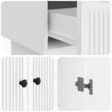 Sideboard White 66 x 34.5 x 95 cm Engineered Wood 893975