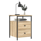 Bedside Cabinet Sonoma Oak 44x45x60 cm Engineered Wood 826005