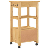 Kitchen Trolley MONZA 48x40x88.5 cm Solid Wood Pine 376082