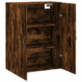 Wall Mounted Cabinet Smoked Oak 69.5x34x90 cm Engineered Wood 834983
