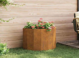 Planter Rusty 60 x 30 x 50 cm Weathering Steel 883723