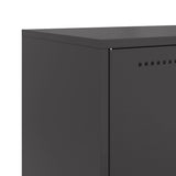 Highboard Black 68.5x38.5x107 cm Steel 846506