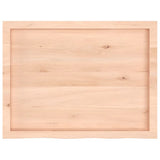 Wall Shelf 80x60x cm Untreated Solid Wood Oak 363552
