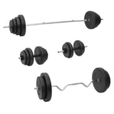 ZNTS Barbell and Dumbbell with Plates Set 120 kg 3145032