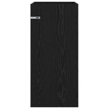 Bathroom Under Sink Cabinet Black Oak 56 x 37.5 x 81 cm 890705