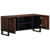 TV Cabinet Brown 105x34x46 cm Solid Wood Mango 377438
