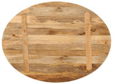 Table Top 70x2.5 cm Round Solid Wood Mango 370064