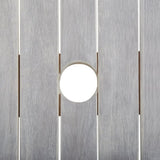 ZNTS Garden Table Grey 200x100x75 cm Solid Wood Acacia 318745