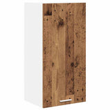 Hanging Cabinet with Storage Old Wood and White 40 x 31 x 80 cm 884264