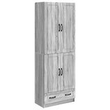Cabinet Set 2 pcs Grey Sonoma Engineered Wood 3416940