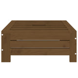 Parasol Base Cover Honey Brown Solid Wood Pine 825334