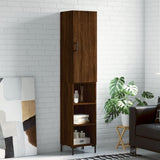 Highboard Brown Oak 34.5x34x180 cm Engineered Wood 3198984