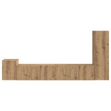TV Cabinet Set Wall-mounted 3 pcs Artisan Oak Engineered Wood 3409023