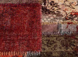 Rug Runner MARSA Multicolour 80 x 400 cm Polyester and PVC 42023246