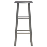 Bar Stools 2 pcs Anthracite MDF 284387