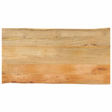 Table Top 100x60x2.5 cm Live Edge Solid Wood Mango 370718