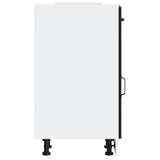 Kitchen Base Cabinet Kalmar Black Engineered Wood 853458