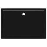 Rectangular ABS Shower Base Tray Black 80x120 cm 148919