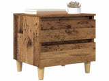 Bed Cabinets 2 pcs Old Wood 40 x 35 x 50 cm Engineered Wood 885669