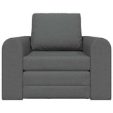 Folding Sofa Bed Dark Grey 98 x 71 x 83 cm Fabric 42030501