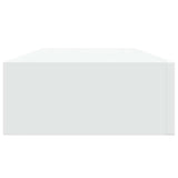 Wall-mounted Drawer Shelf White 60x23.5x10 cm MDF 330255