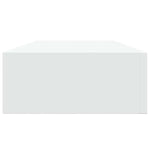 Wall-mounted Drawer Shelf White 60x23.5x10 cm MDF 330255