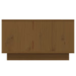 Coffee Table Honey Brown 55x56x32 cm Solid Wood Pine 813408