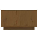 Coffee Table Honey Brown 55x56x32 cm Solid Wood Pine 813408