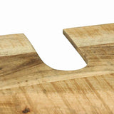 Bathroom Furniture Set 2 pcs Brown Soild rough mango wood 3305600