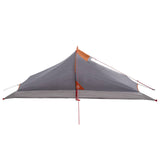 Backpacking Tent Grey and Orange 2-Person 42018576