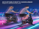 Exercise Bike, Stationary Bike with Adjustable Magnetic Resistance, Indoor Cycling Equipment with T3398P554296