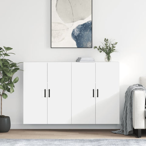 Wall Mounted Cabinets 2 pcs White 69.5x34x90 cm 3195627