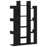 Bookcase Black Oak 86 x 25.5 x 140 cm Engineered Wood 862680