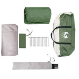 Family Tent Igloo 6-Person Green Waterproof 4009569