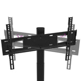 Corner TV Stand 3-Tiers for 32-65 Inch Black 379567